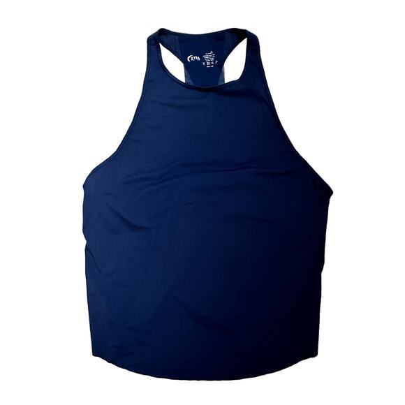 Zyia Active|Racerback with Mesh Tank‎ Top|Navy|SZ L - Picture 1 of 6